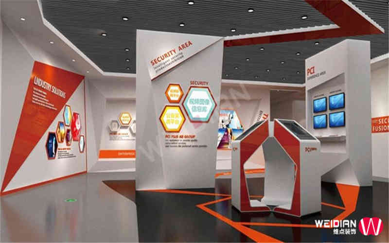 佳都科技企業廣州展廳裝飾設計