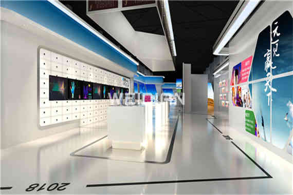 上藥集團企業展廣州展廳裝修設計公司