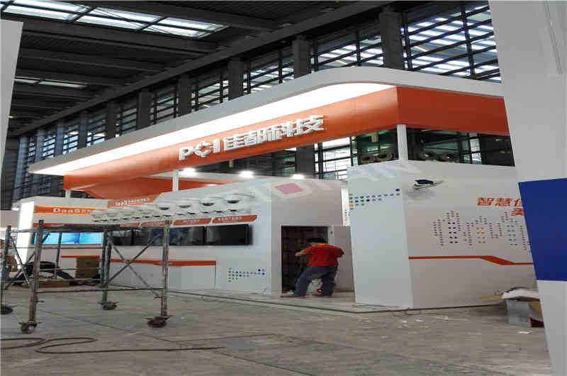 佳都科技深圳安防展深圳展臺設計搭建