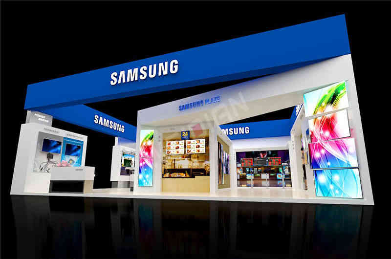 三星廣州展臺(tái)設(shè)計(jì)搭建