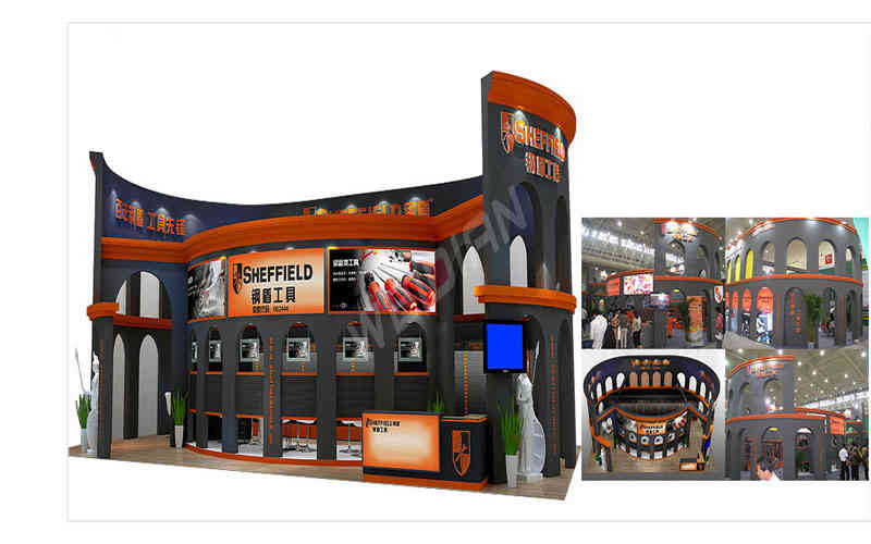 鋼盾工具建博會(huì)廣州展臺(tái)設(shè)計(jì)搭建