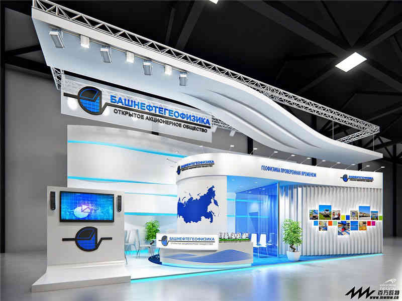 日本那智不二越機器人公司參展上海展覽公司上海展覽設(shè)計展臺搭建3