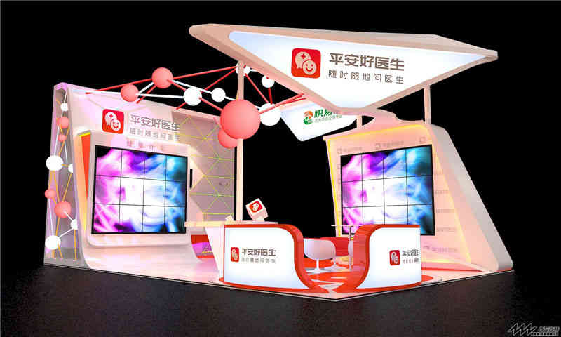 日本那智不二越機器人公司參展上海展覽公司上海展覽設(shè)計展臺搭建5