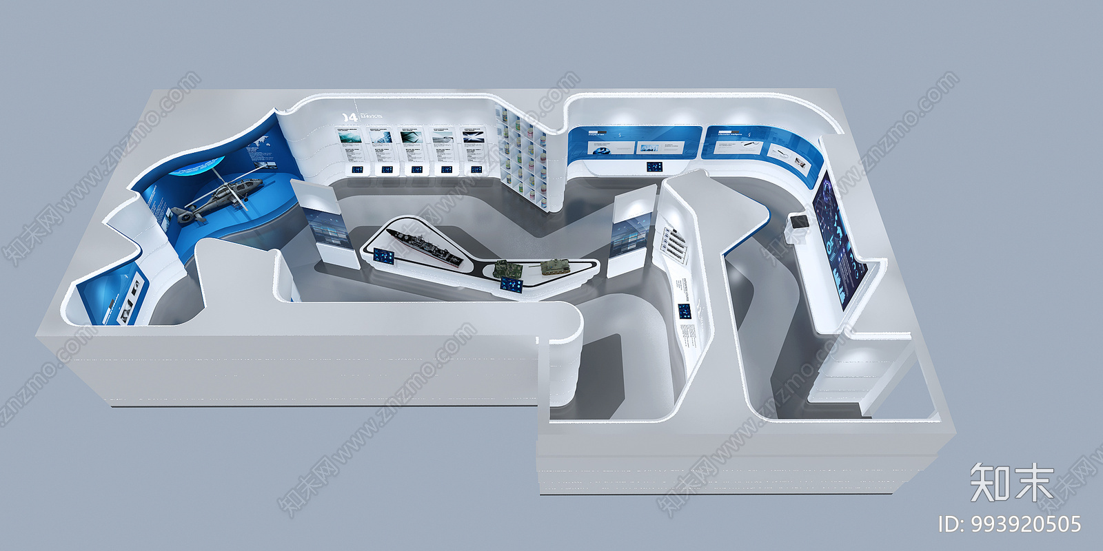 企業(yè)展廳設計方案_智能科技引領(lǐng)未來2