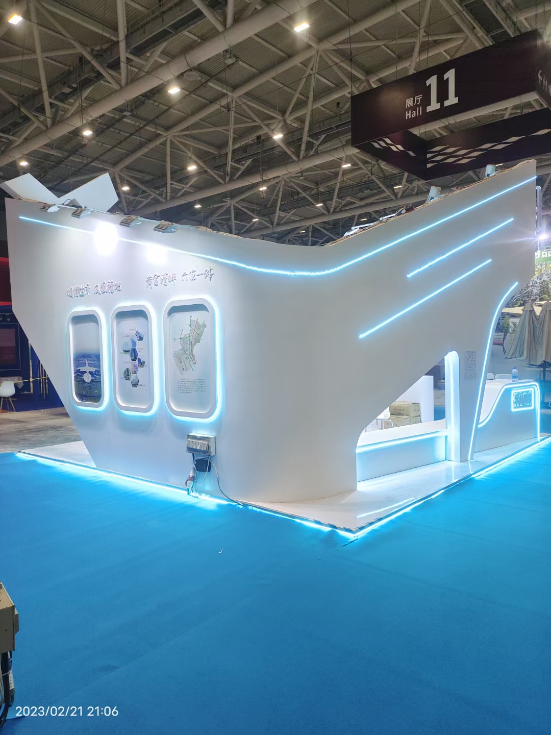 廣州展會搭建設計深圳跨境電商展，福永街道展臺