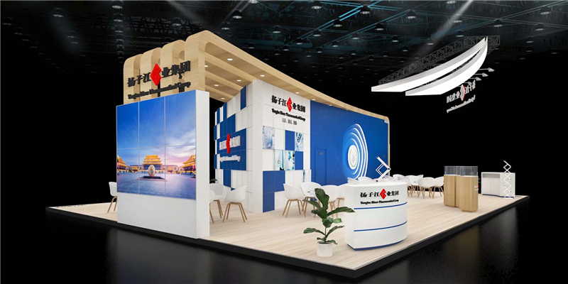 華為技術有限公司參展廣州會展中心展覽設計展臺搭建2